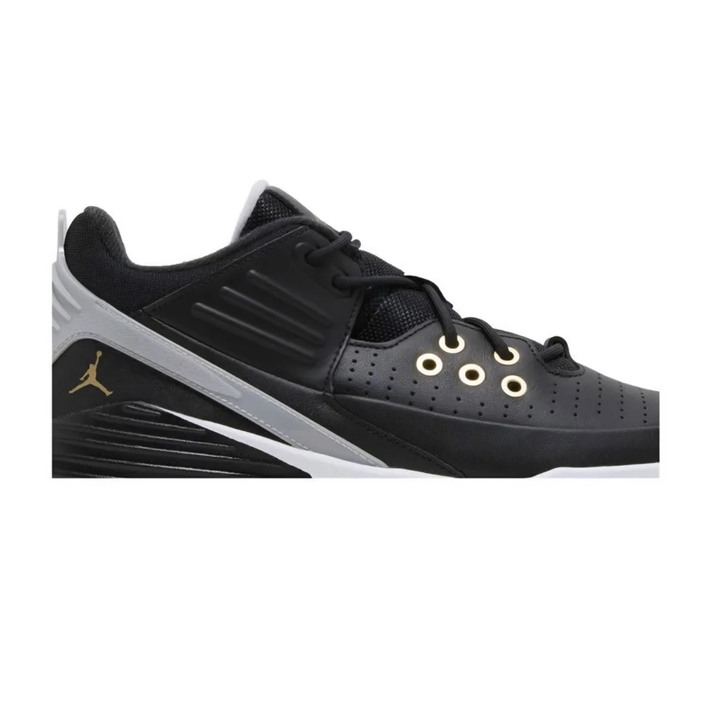 Nike Air Jordan Max Aura 5 Black/White/Gold DZ4353-017 Men's size: 9 *NO BOX LID - Picture 6 of 6